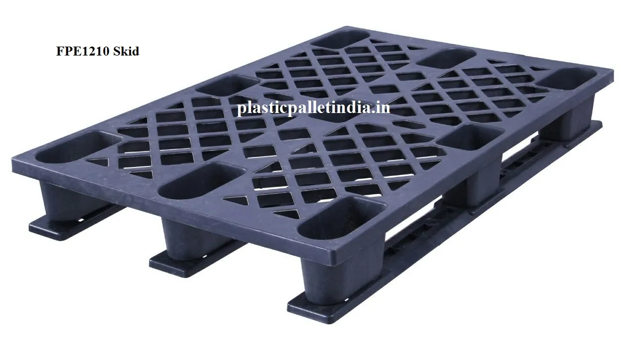 FPE1210 Skid - Export Pallets plastic pallet size 1200 mm x 1000 mm x 135 mm export-ready, durable, suitable for UAE logistics