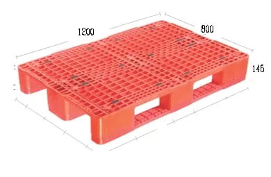 FPM1288 - HDPE Pallets plastic pallet size 1200 mm x 800 mm x 145 mm export-ready, durable, suitable for UAE logistics