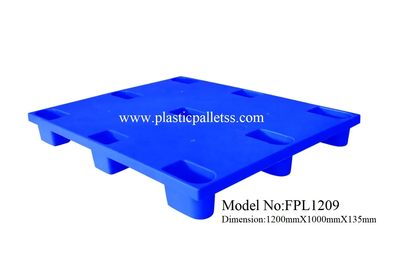FPL1209 - HDPE Pallets plastic pallet size 1200 mm x 1000 mm x 135 mm export-ready, durable, suitable for UAE logistics